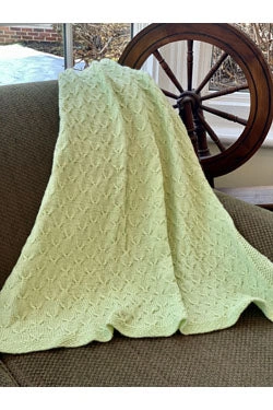 Flutterby Baby Blanket Pattern by Plymouth